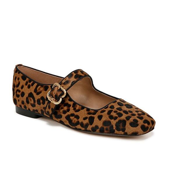 Sam Edelman Shoes - Sam Edelman Leopard Print Multicolor Michaela Mary Jane Flats Size 8